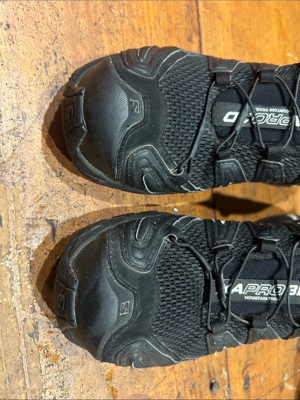 Salomon Black Men's XA Pro 3D Trail Sneakers - Picture 4 of 5